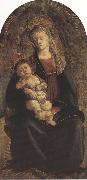 Sandro Botticelli, Madonna of the Rose Garden or Madonna and Child with St john the Baptist (mk36)